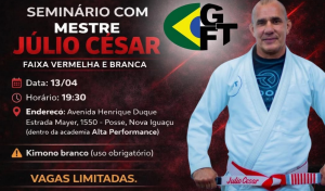 Seminário com o Mestre Júlio César – RVJJ